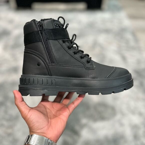 Aldo Black Rugged Boots with Weather-Resistant Design - Picture 2 of 5